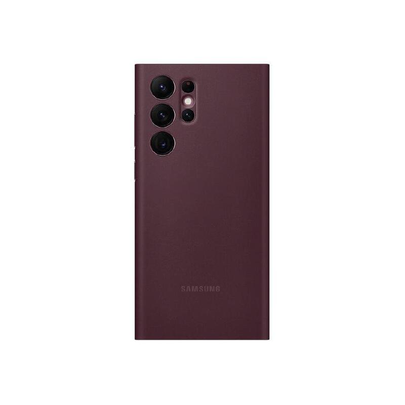 S908 S22 Ultra Back Cover Burgundy