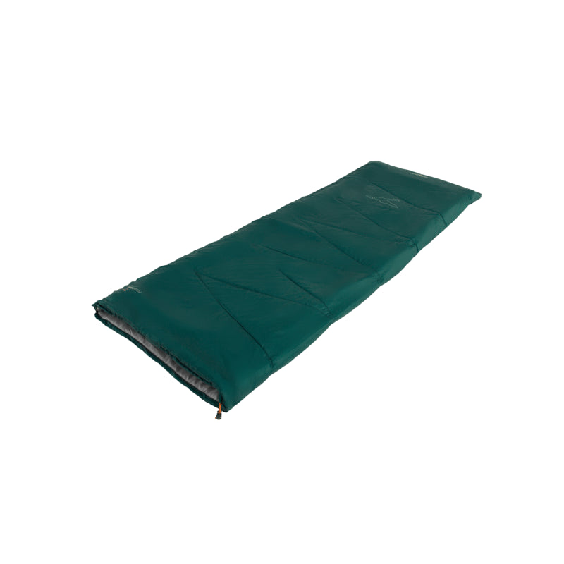 Saco De Dormir Easy Camp Starling Square Verde 10°C Con Cremallera Izquierda Para Camping, Verde