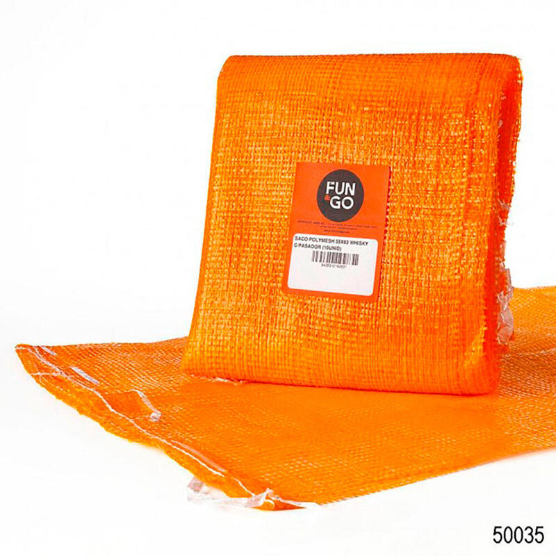 Saco De Rafia Polymesh Color Whisky Con Pasador 55 X 83 Cm, Pack 10 Uds