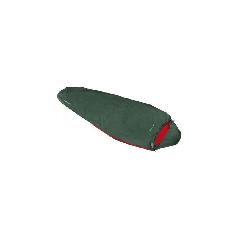 Saco High Peak Ultra Pak 500 Eco De Dormir Verde Oscuro/Rojo