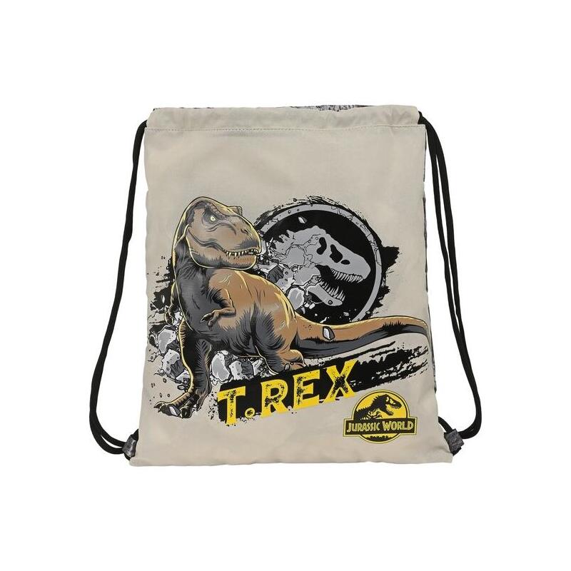 Saco Plano Jurassic World "Warning"