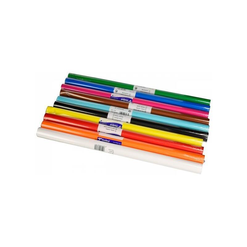 Sadipal Rollo Kraft Liso 5x1m Rojo -1u-