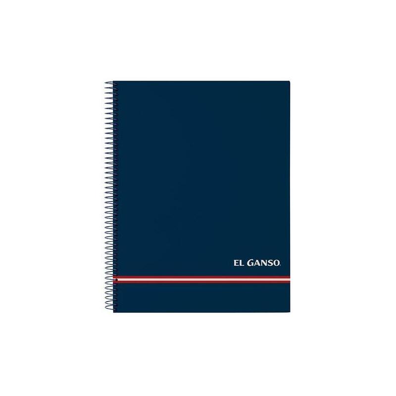 Safta Bloc Espiral A4 Micro 120h 5x5 T/Duras Forradas El Ganso "Classic"