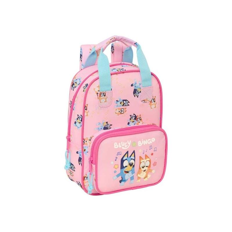 Safta Bluey Dance Mochila Infantil - Tarjeta De Identificacion Personal - Bolsillo Frontal - Hombreras Acolchadas -