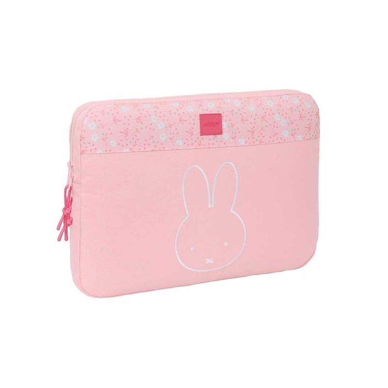 Safta Miffy Flores Funda Para Portatil Hasta 15.6" - Alojamiento Acolchado - 3.8l - 395x35x275mm - Rosa