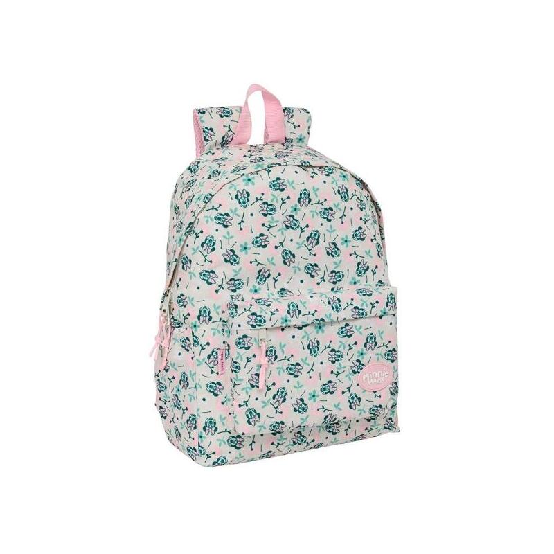 Safta Minnie Mouse Minty Mochila Para Portatil Hasta 14.1" - Bolsillo Frontal - Portabotellas - Tirador Doble -
