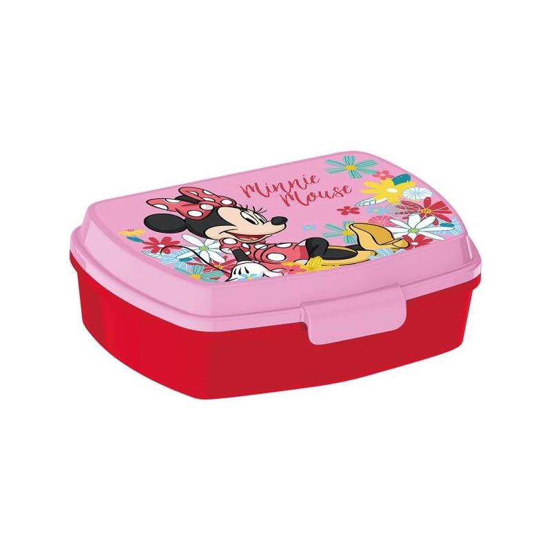 Safta Minnie Mouse Naive Sandwichera - Pvc Sin Bpa - Rectangular - Rosa