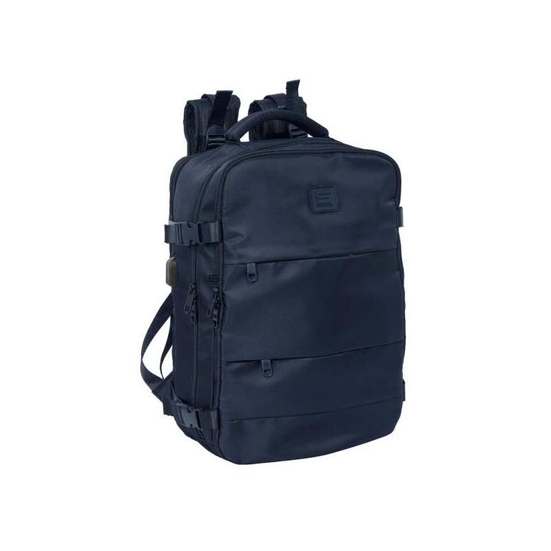 Safta Mochila De Cabina - Bolsillo Para Portatil Hasta 15.6" - Organizador Interior - Portabotellas - Usb - Zapatillero