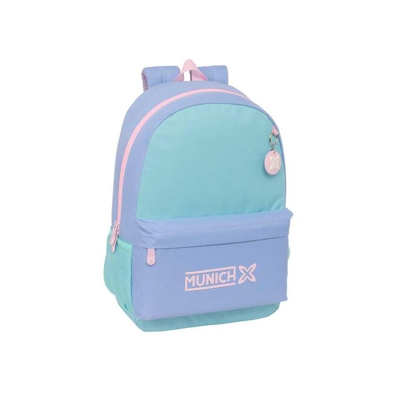 Safta Munich Mellow Mochila Adaptable A Carro - Bolsillos Laterales - Doble Tirador - Acolchada Y Ergonomica - Asa