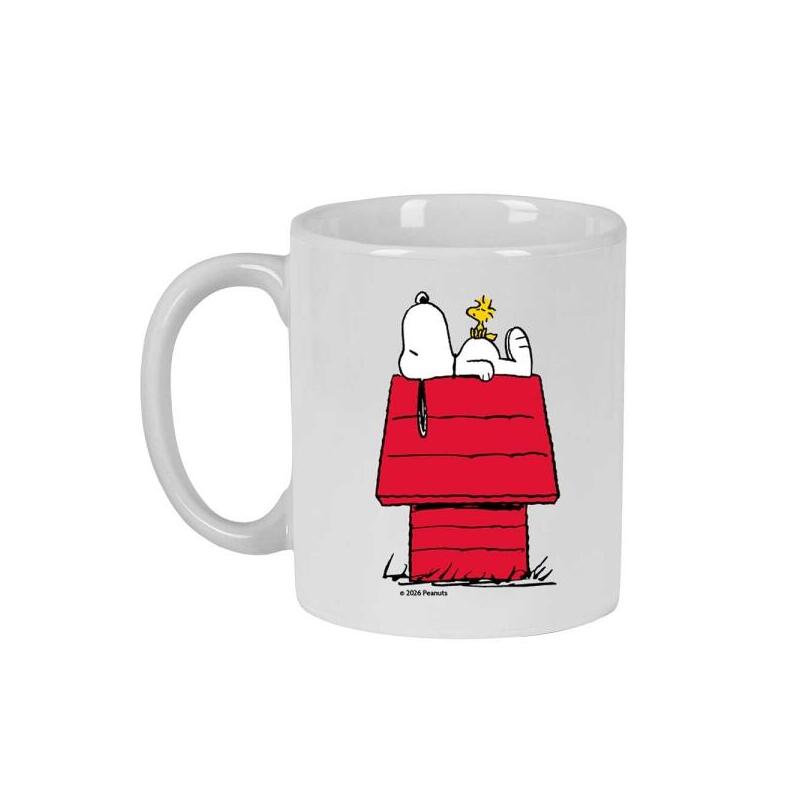 Safta Snoopy Taza Ceramica De 350ml - 80x80x95mm - Blanco