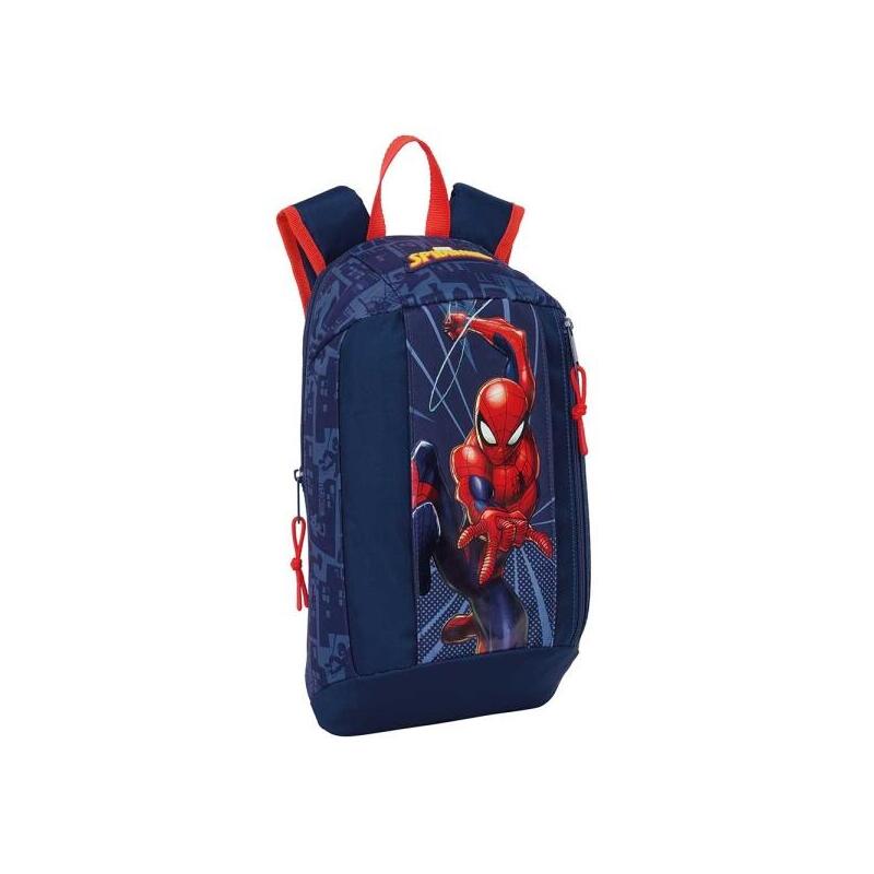 Safta Spider-Man Mini Mochila - Hombreras Ergonomicas - Asas De Mano - 8.5l - Espalda Acolchada - Ajustables En