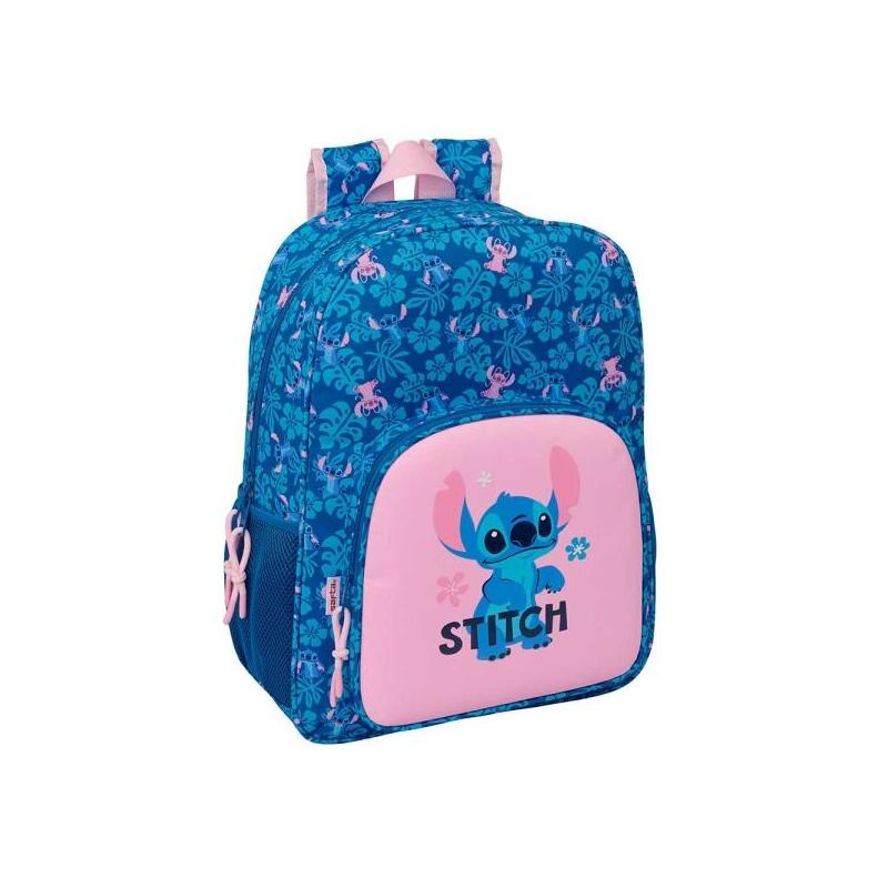 Safta Stitch Lio Mochila - Adaptable A Carro - Bolsillo Frontal - Portabotellas - Cremallera Con Doble Tirador - Asa De