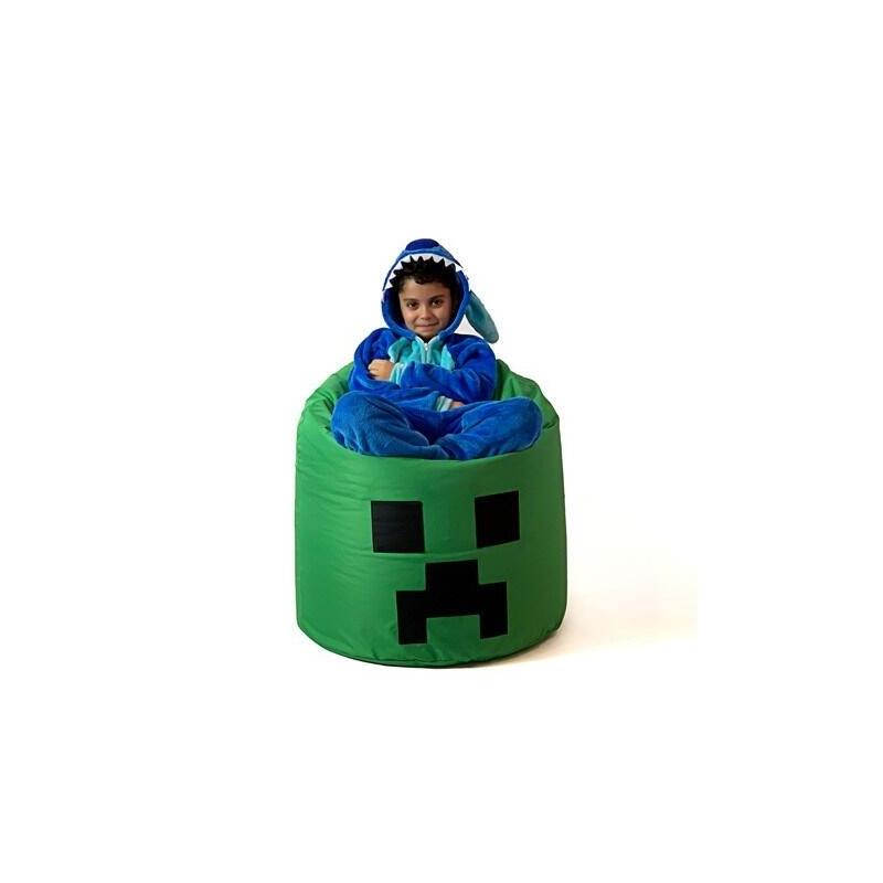 Sako Bolsa Puf Minecraft Verde Xxl 110 X 90 Cm