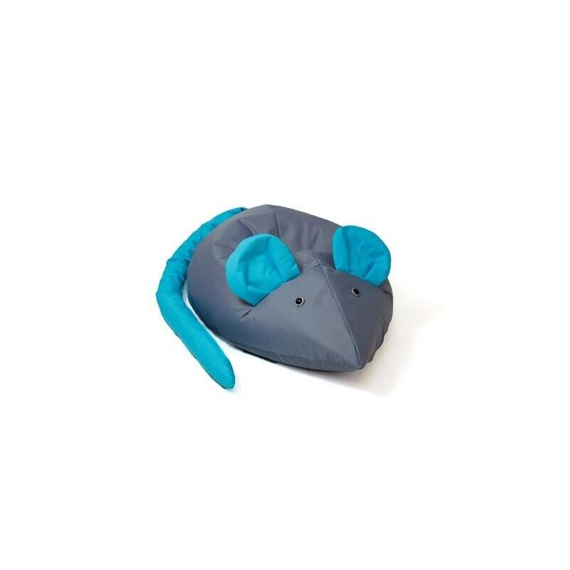 Sako Bolso Puf Mouse Gris-Azul L 110 X 80 Cm