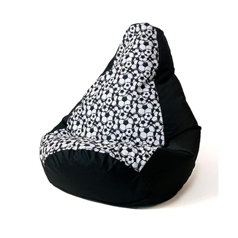 Sako Bolso Puf Peral Estampado Negro-Bolas L 105 X 80 Cm