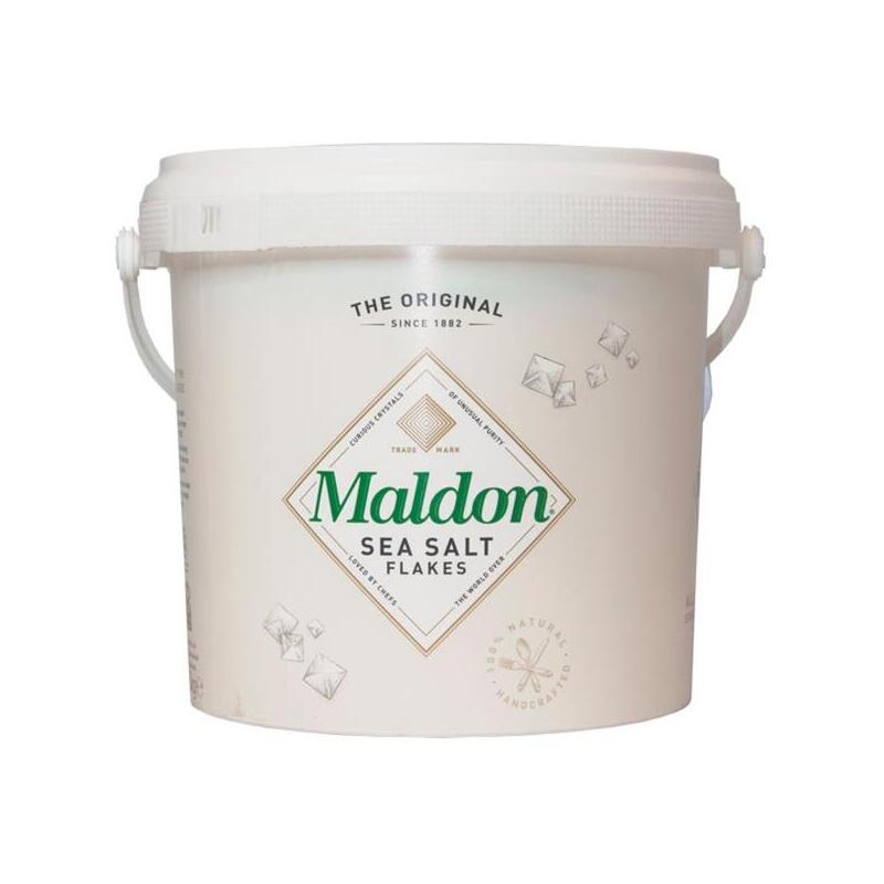Sal Marina En Escamas Maldon, Especias 1,4 Kg, Cubo 153120