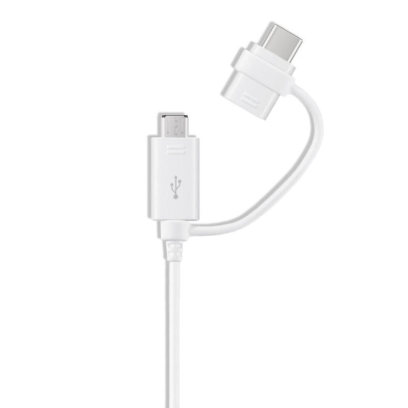 Samsung - Ep-Dg930dw Combo Cable Usb Tipo-C + Micro-Usb - Blanco Bulk