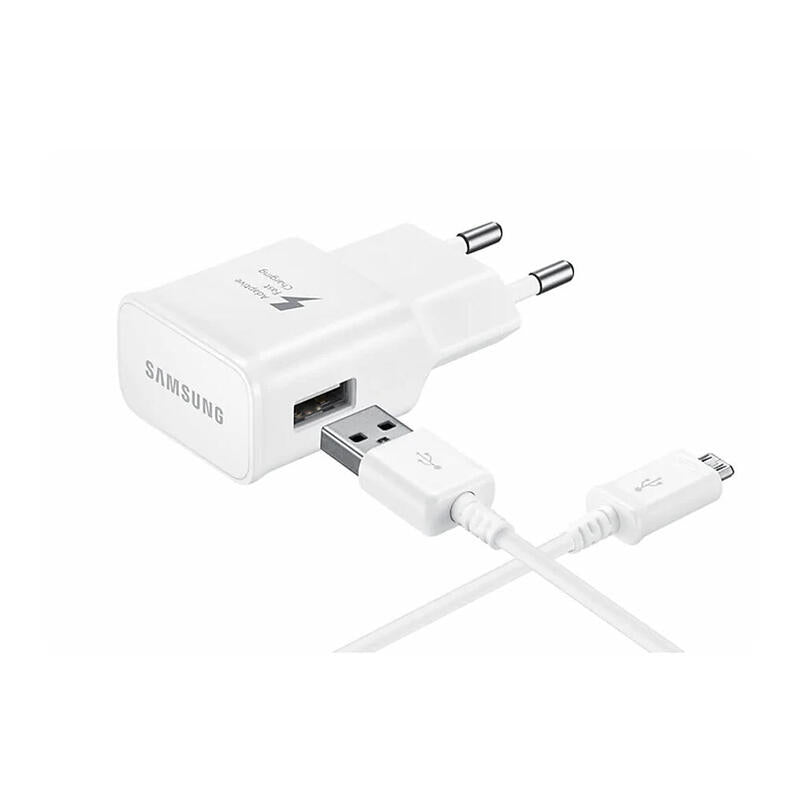 Samsung Ep-Ta200ewe Usb Adaptador + Micro-Cable Usb Blanco Bulk