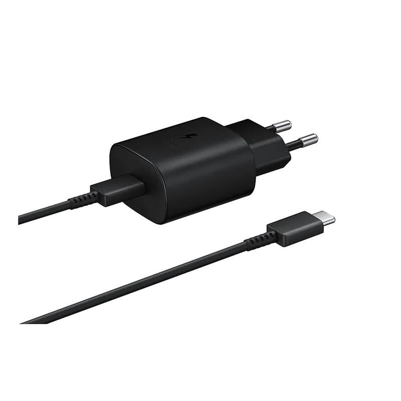 Samsung - Ep-Ta800 - Quick Charger 3a- Usb Typ C- 25w - Negro Bulk