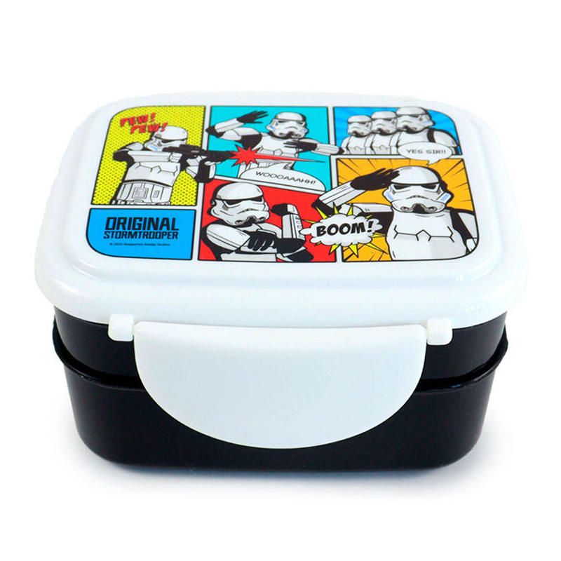 Sandwichera + Cubiertos Soldado Imperial Stormtrooper Star Wars