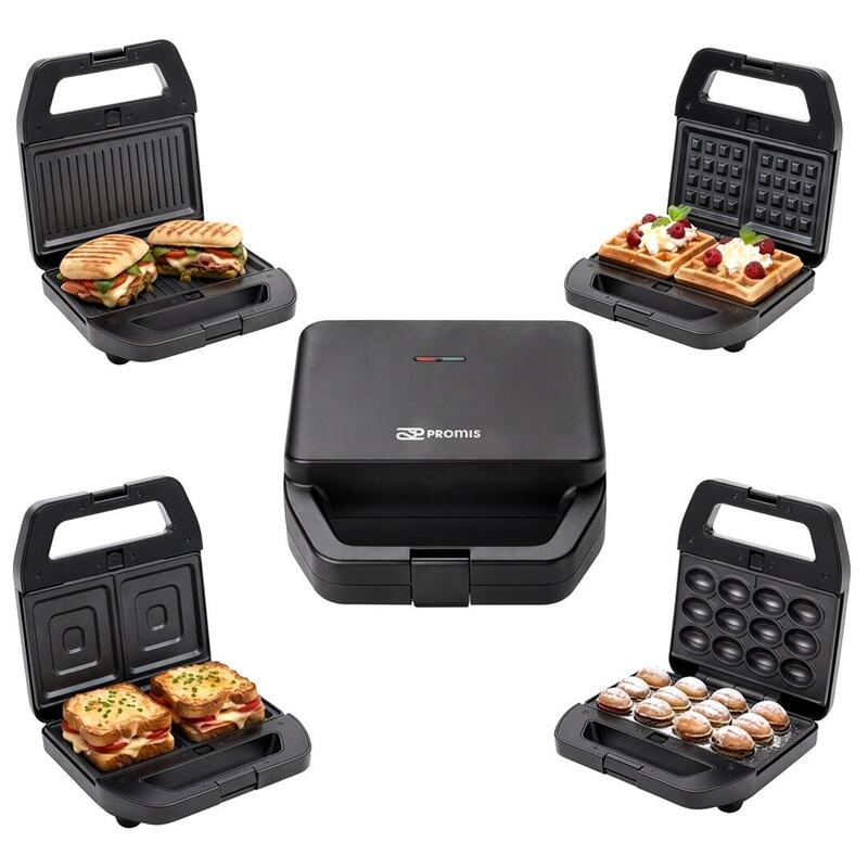 Sandwichera Melto 4 En 1 / Sándwiches, Galletas, Frutos Secos, Gofres, Parrilla /