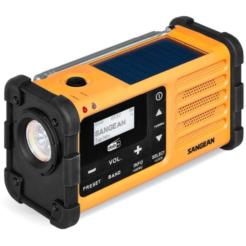 Sangean Mmr-88 Dab+ (Usb-C) Gelb Notfall/Kurbel/Solar Radio