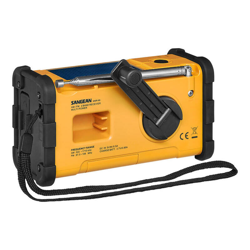 Sangean Survivor M8 / Radio Analógica Todoterreno Con Linterna Y Powerbank