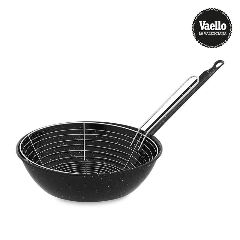 Sarten/Freidora Con Cestillo Ø28cm. Vaello