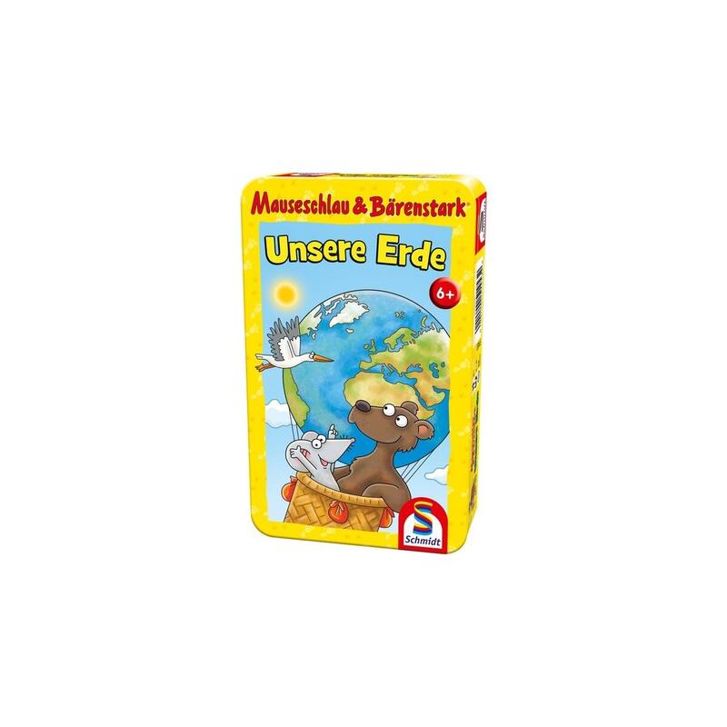Juegos Schmidt Mausschlau Y Bärenstark - Nuestra Tierra, Juego De Mesa 51453