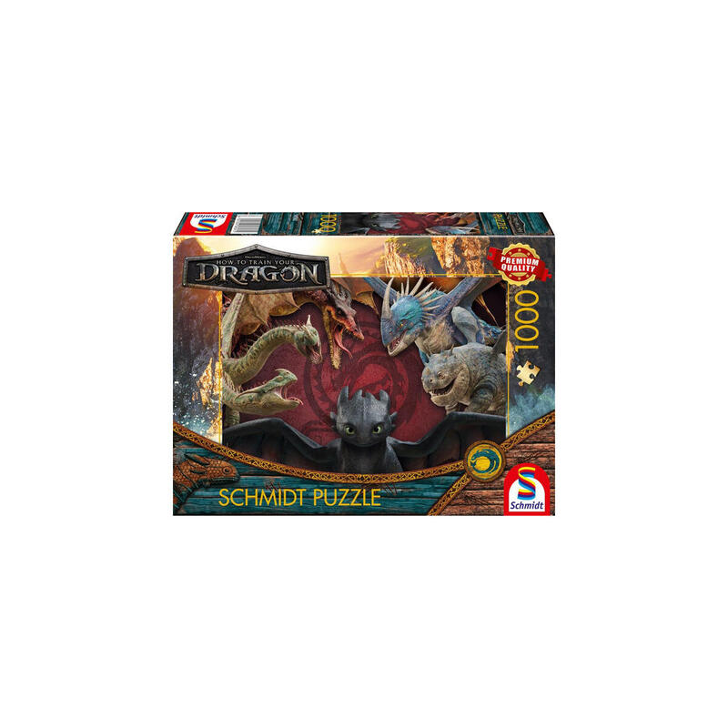 Juegos Schmidt Krachenmen Made Easy: Los Dragones Son Reales, Rompecabezas 1000 Partes 58581