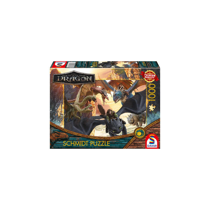Schmidt Games Hizo Que Dragon Tamered Sea Fácil: Listo Para Atacar, Rompecabezas 1000 Partes 58582