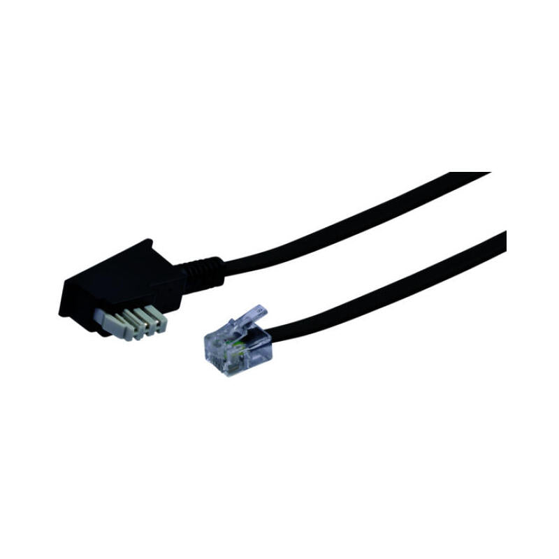 Schwaiger Tae Kabel Tae-N -> Rj11 6p4c 10m Schwarz