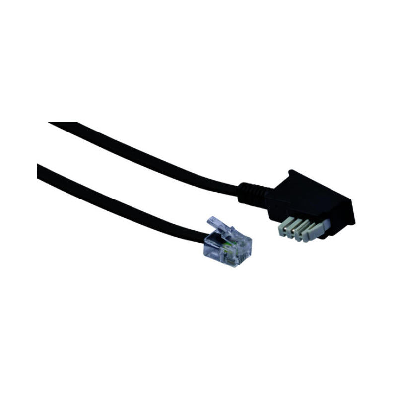 Schwaiger Tae Kabel Tae-N -> Rj11 6p4c 10m Schwarz