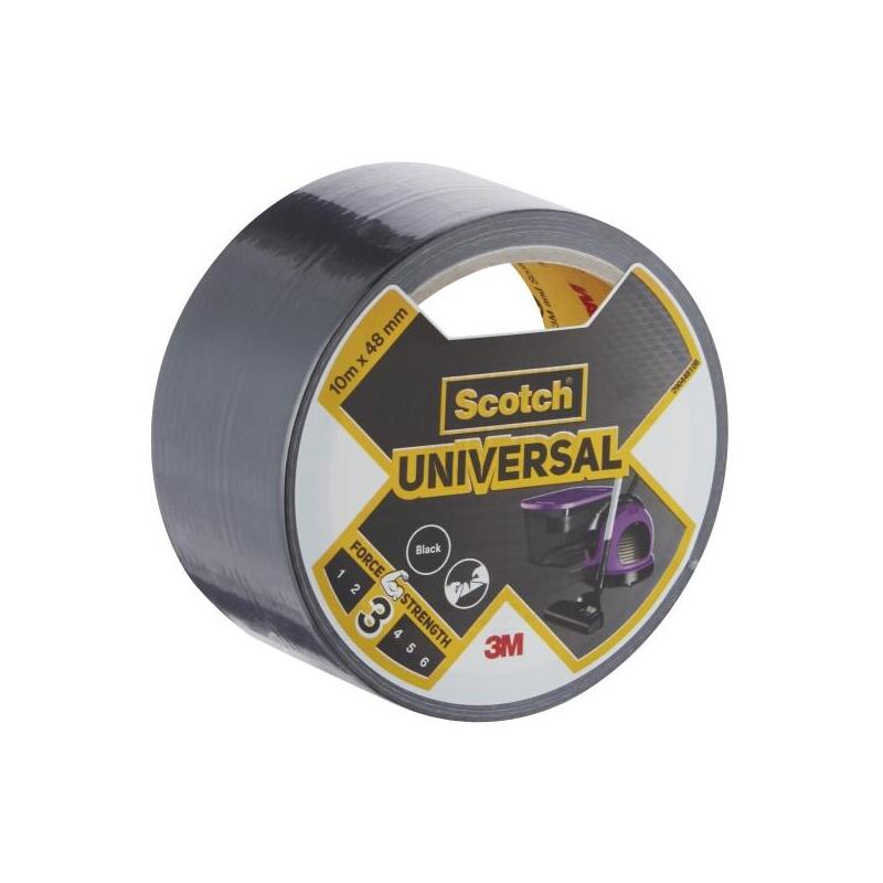 Scotch Cinta Adhesiva Americana 48mm X 10m - Negro