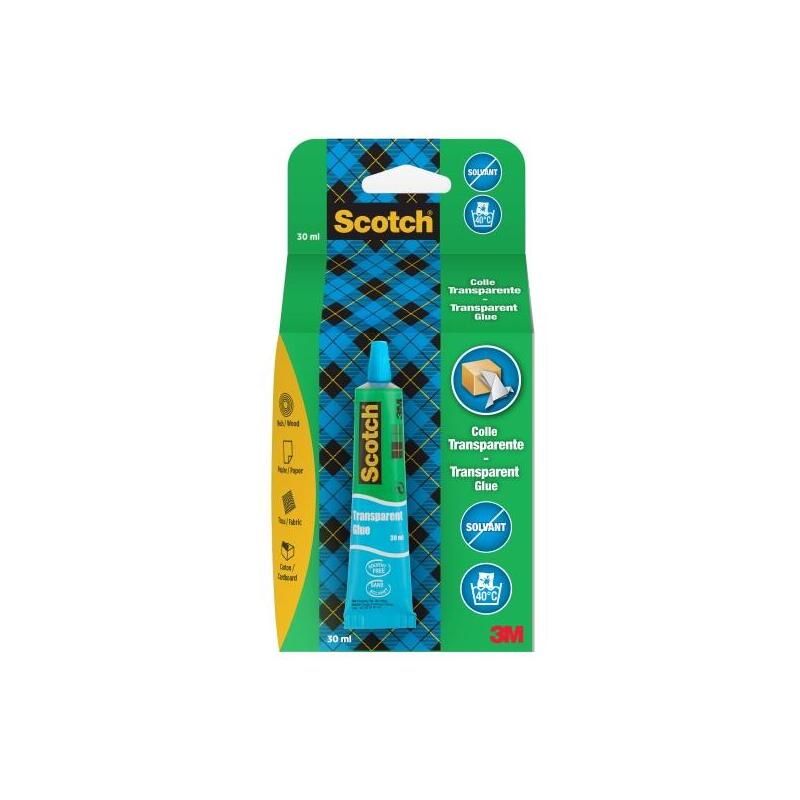 Scotch Tubo De Pegamento Universal 30ml - Uso Domestico - Sin Disolventes - Transparente