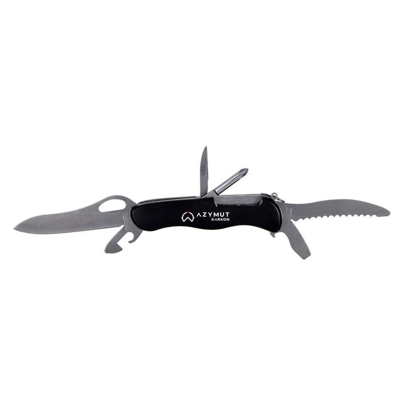 Scyzoryk Azymut Karkon - 9 Narzedzi + Kabura, 113 Mm Czarny (Hk20018)