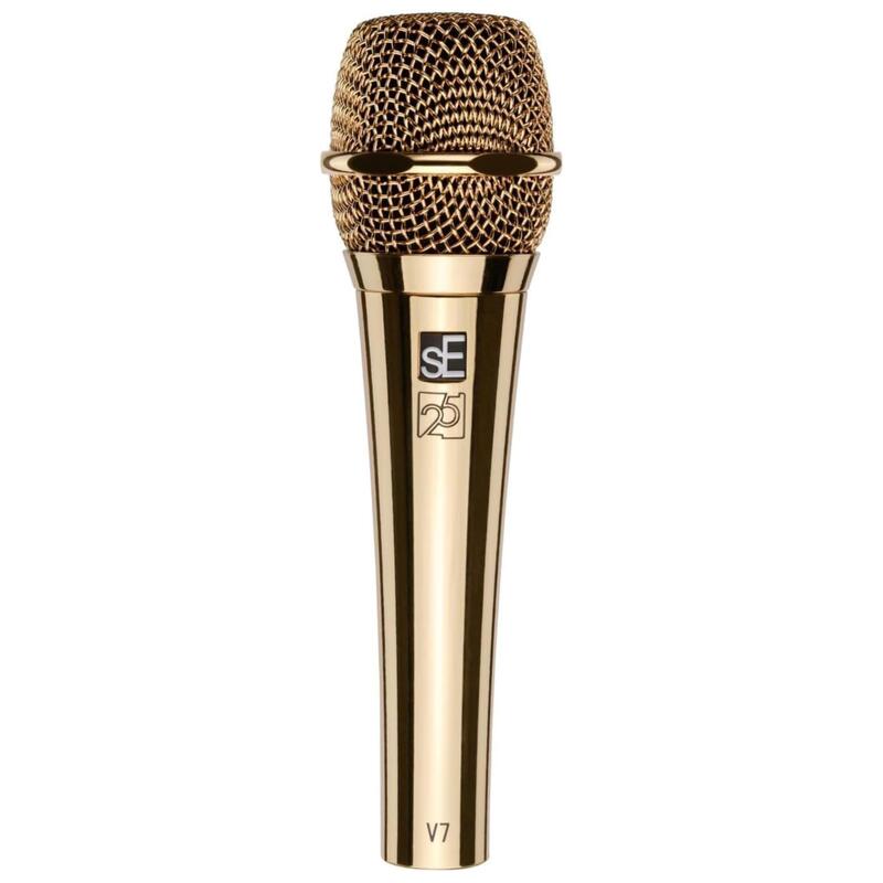 Micrófono Se Electronics V7 Dinámico Para Cantar, Hablar Y Grabar En Estudio, Micrófono Profesional De Mano Xlr Con Bobina De Voz De Aluminio Supercardioide Para Una Gran Ganancia Antes De La