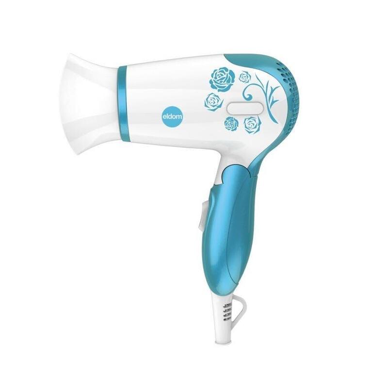 Secador De Pelo Eldom Ht82n De 1400 W, Color Azul.