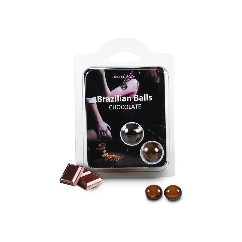 Secretplay - Brazilian Balls Chocolate Set 2 Bolas