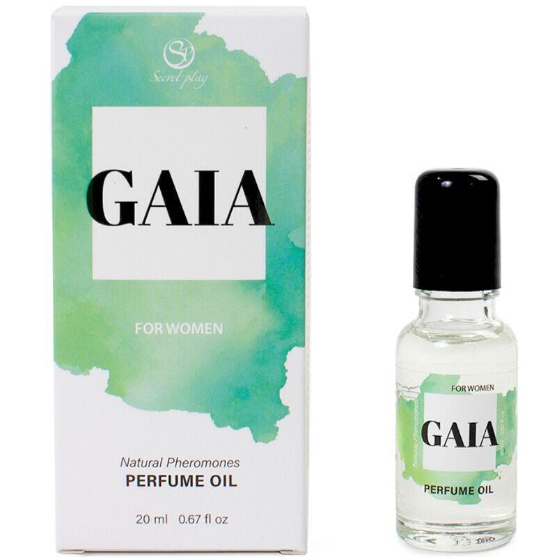 Secretplay - Gaia Perfume Natural Feromonas En Aceite Para Mujer 20 Ml