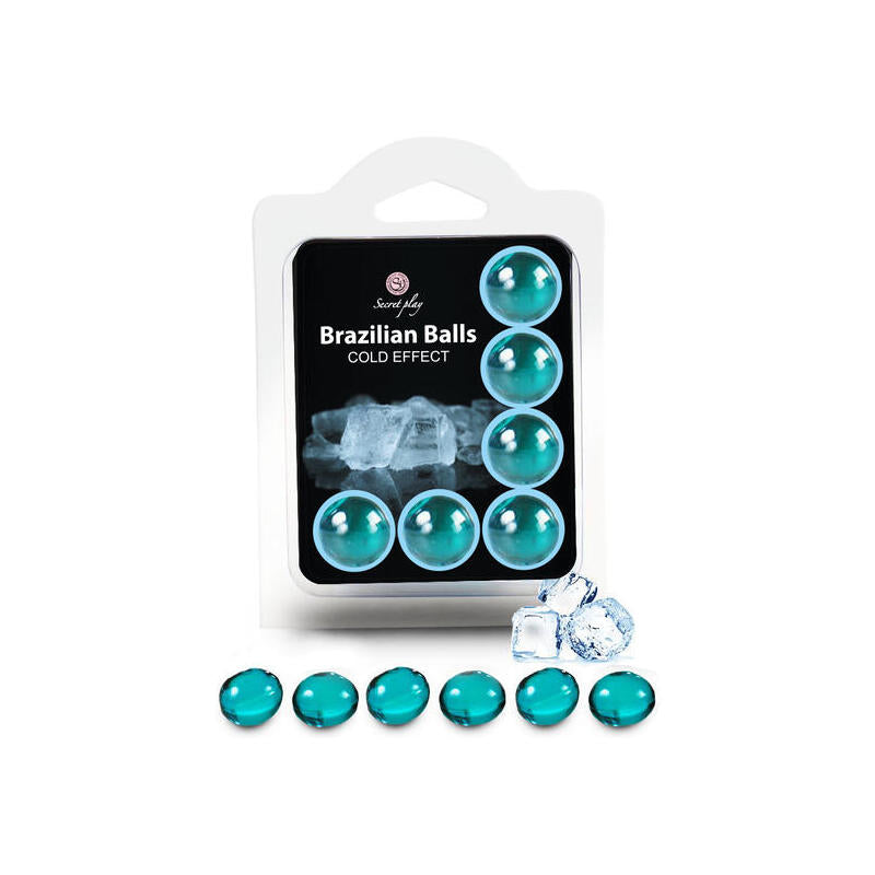 Secretplay - Set 6 Brazilian Balls Efecto Frio
