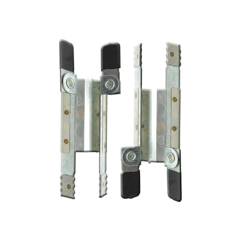 Seguro Persiana Cuña Dentada Pr25 Acero Inoxidable, 2 Unidades