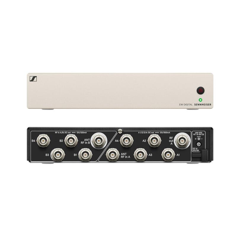Sennheiser Ew-D Asa (Q-R-S) Active Antenna Splitter Para Sistema De Micrófono Inalámbrico