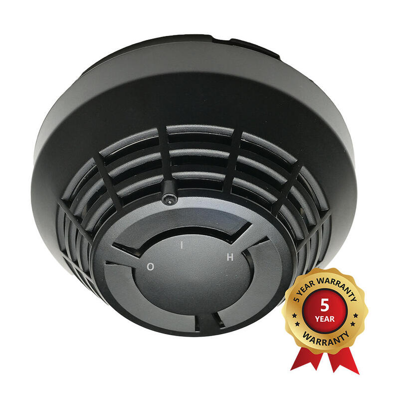 Sensor Dual Óptico-Térmico Analógico Serie Excellence Con Aislador. Color Negro Kidde