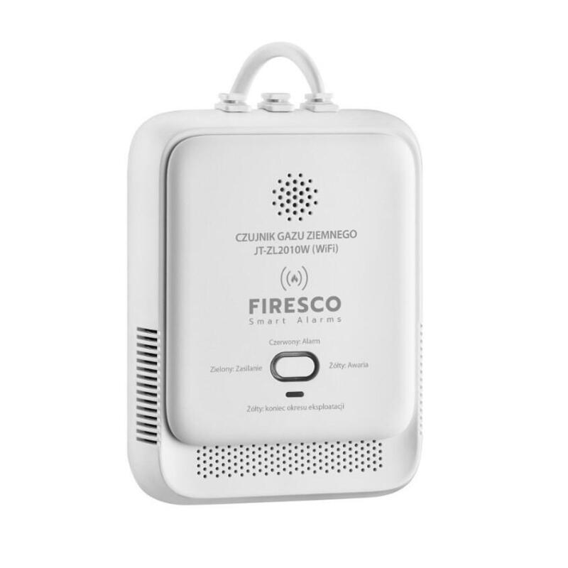 Sensor Gazu Ziemnego Jt-Zl2010w Con Función Komunikacji Tuya / Smart Life, Sensor Gazu Con Wbudowanym Módulo Lacznosci Wifi,Sensor Gazu Ziemnego
