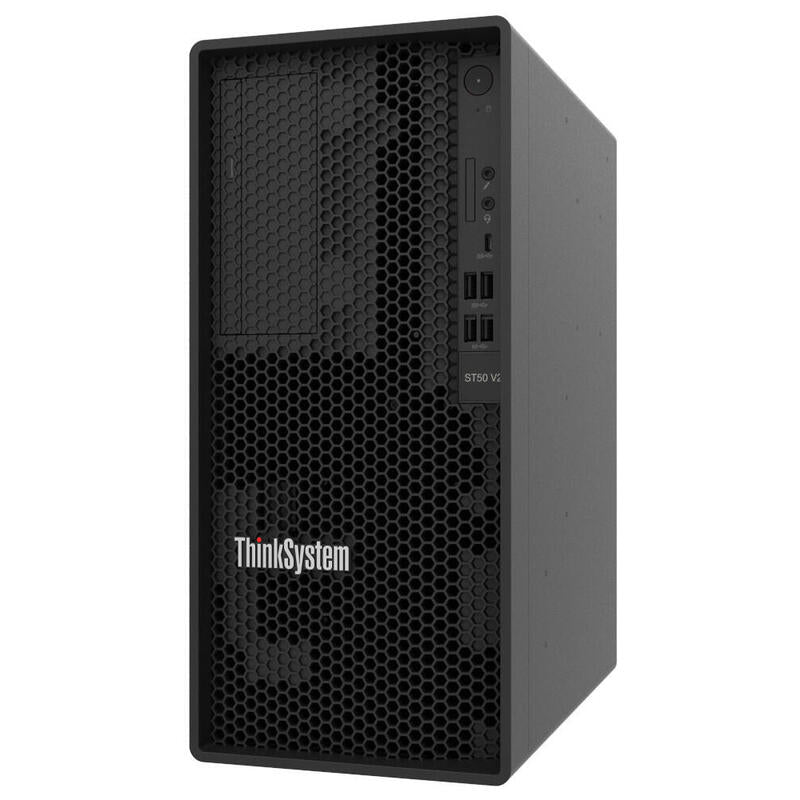 Servidor Torre Lenovo Thinksystem St50 V2 7d8j 5u 1 Vía 1 X Xeon E-2324g / 3.1 Ghz Ram 16 Gb Ssd 2 X 960 Gb Uhd Graphics P750 Gige Sin So Monitor: Ninguno