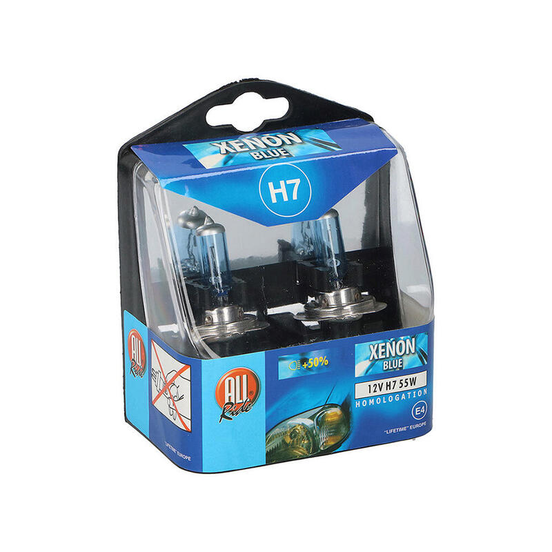 Set 2 Bombillas Para Coche 12v H7 Xenon 55w