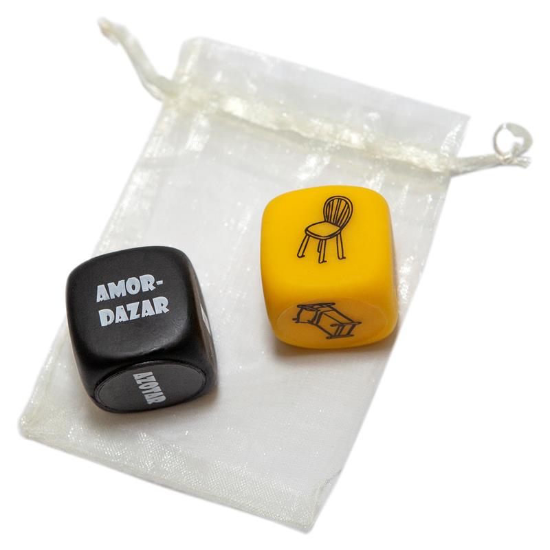 Diablo Picante - Bolsa De Juego Con Dado Sado 3 Mm X 3 Mm + Dado De Objeto