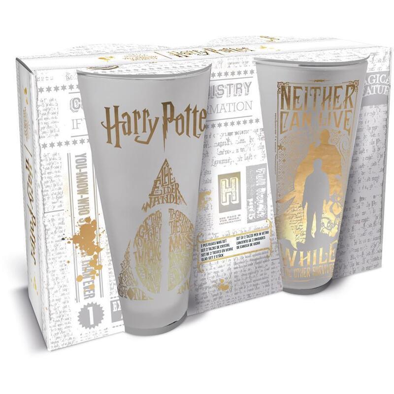 Set 2 Vasos Casual Harry Potter 490ml Golden