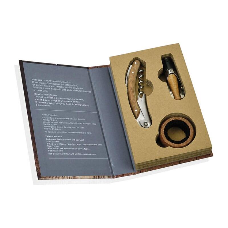 Set 3 Accesorios Para Vino 11,5x17,5x3cm Cc66178 Andrea House